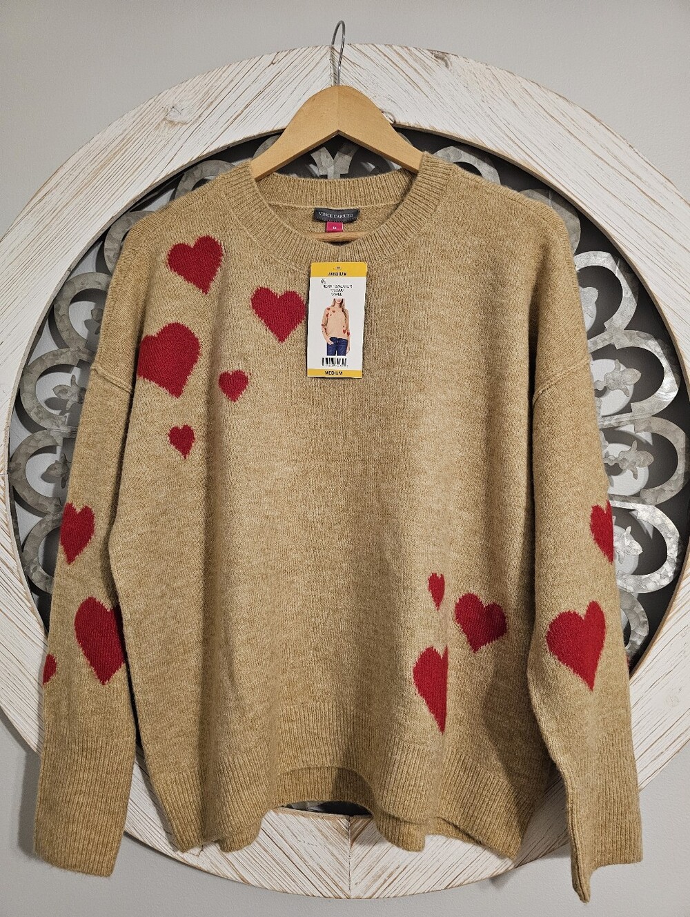 Vince Camuto Heart Sweater